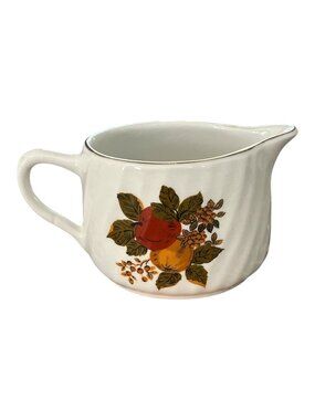 Enoch Wedgwood English Harvest Creamer Pitcher Vintage England Ironstone 5.5"